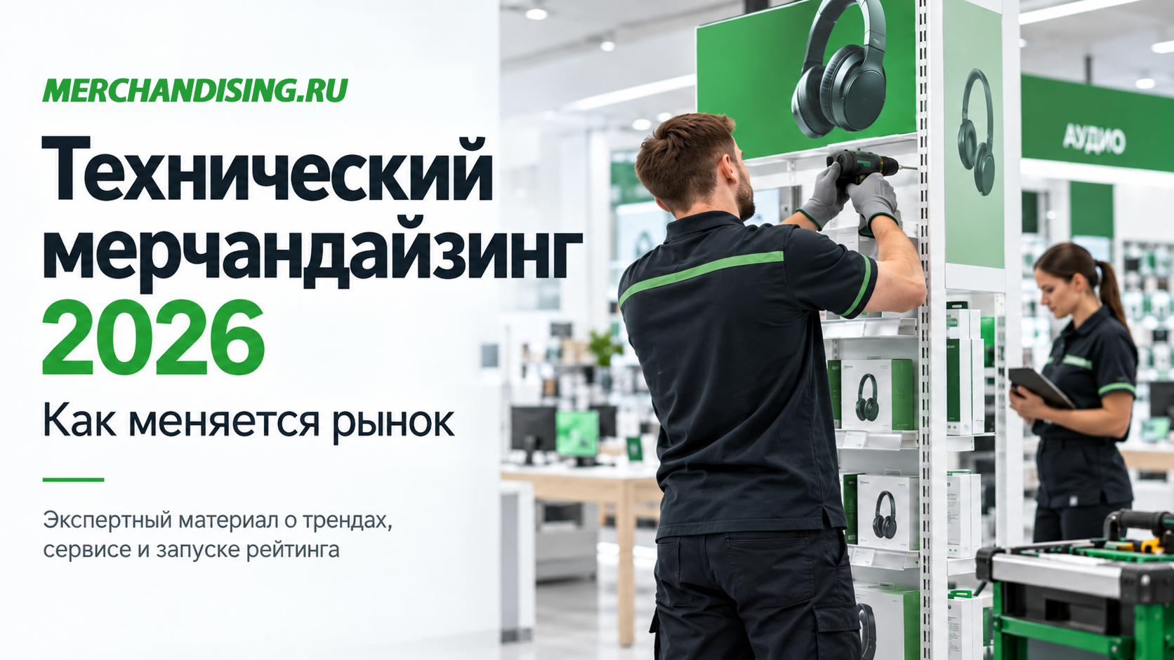 Технический мерчандайзинг в 2026 году: от монтажа к полному циклу
